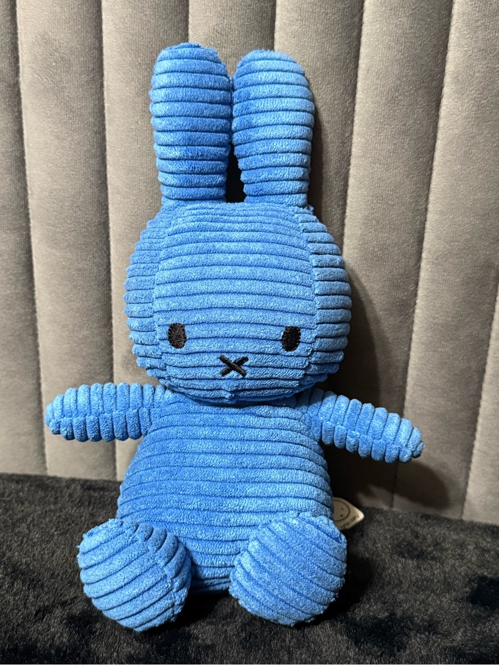 Miffy Blue Corduroy Plush Bunny Bon Ton Toys Stuffed Animal